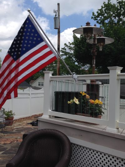Im Hooked Flag Holder 3 Phoenix PVC Flag Holder