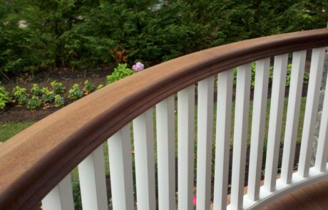 Phoenix Cellular PVC with Mahogany Top Rail