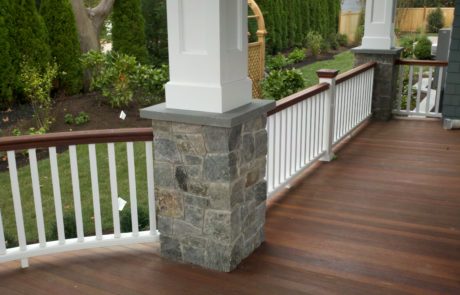 Phoenix Cellular PVC with Mahogany Top Rail