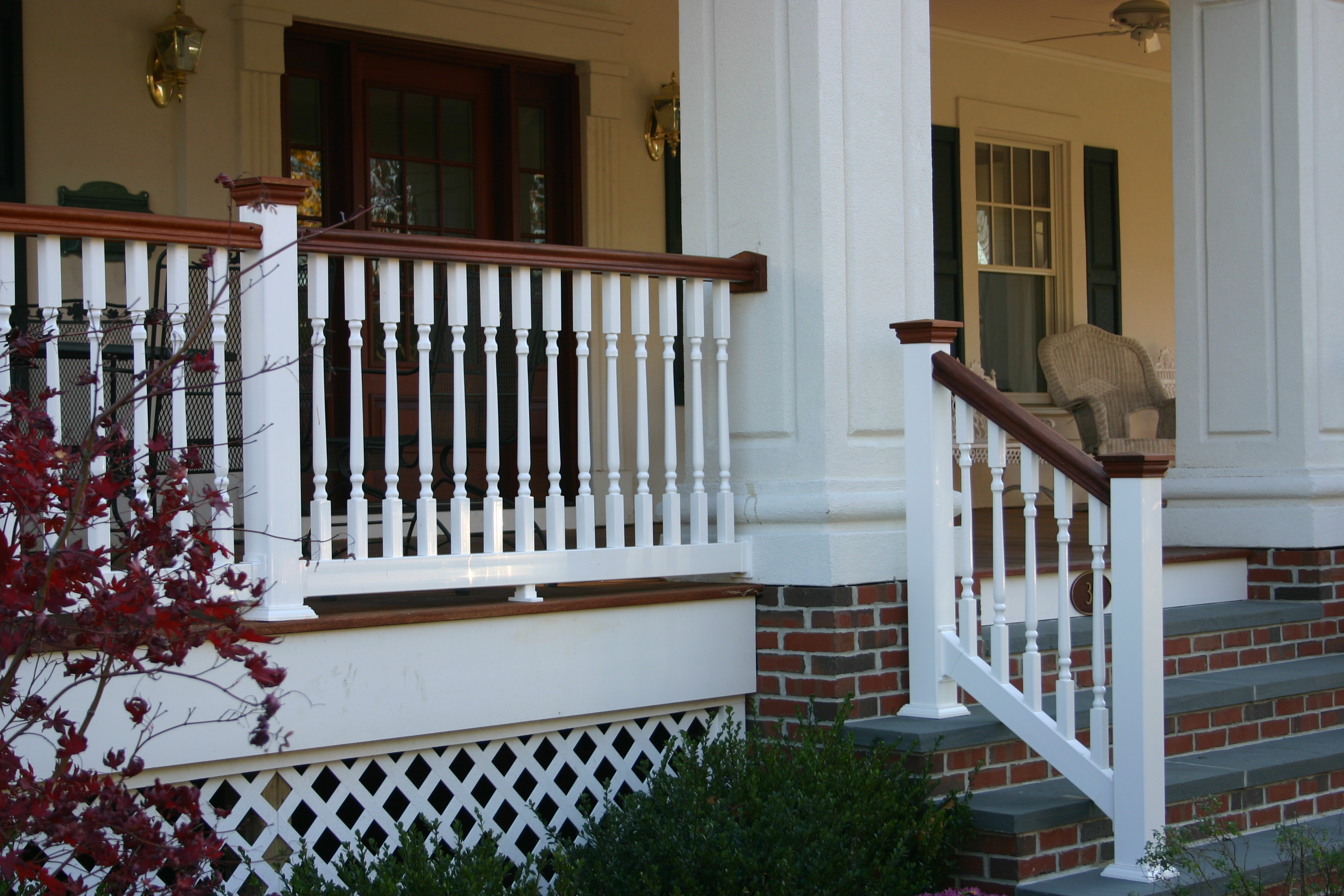 Phoenix Railings Mahogany and PVC