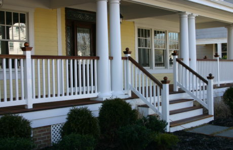 Phoenix Railings Mahogany and PVC