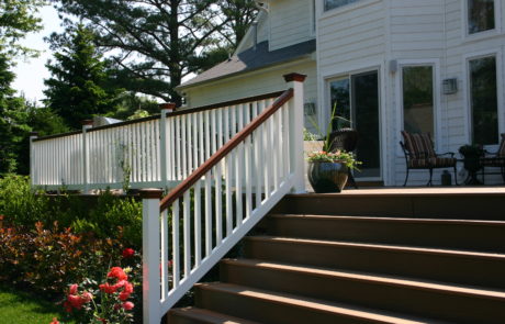Phoenix Railings Mahogany and PVC
