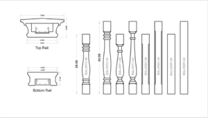 Cellular PVC Rails