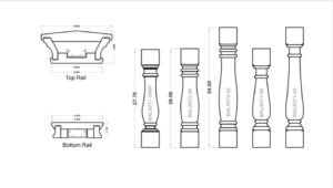 Cellular PVC Rails