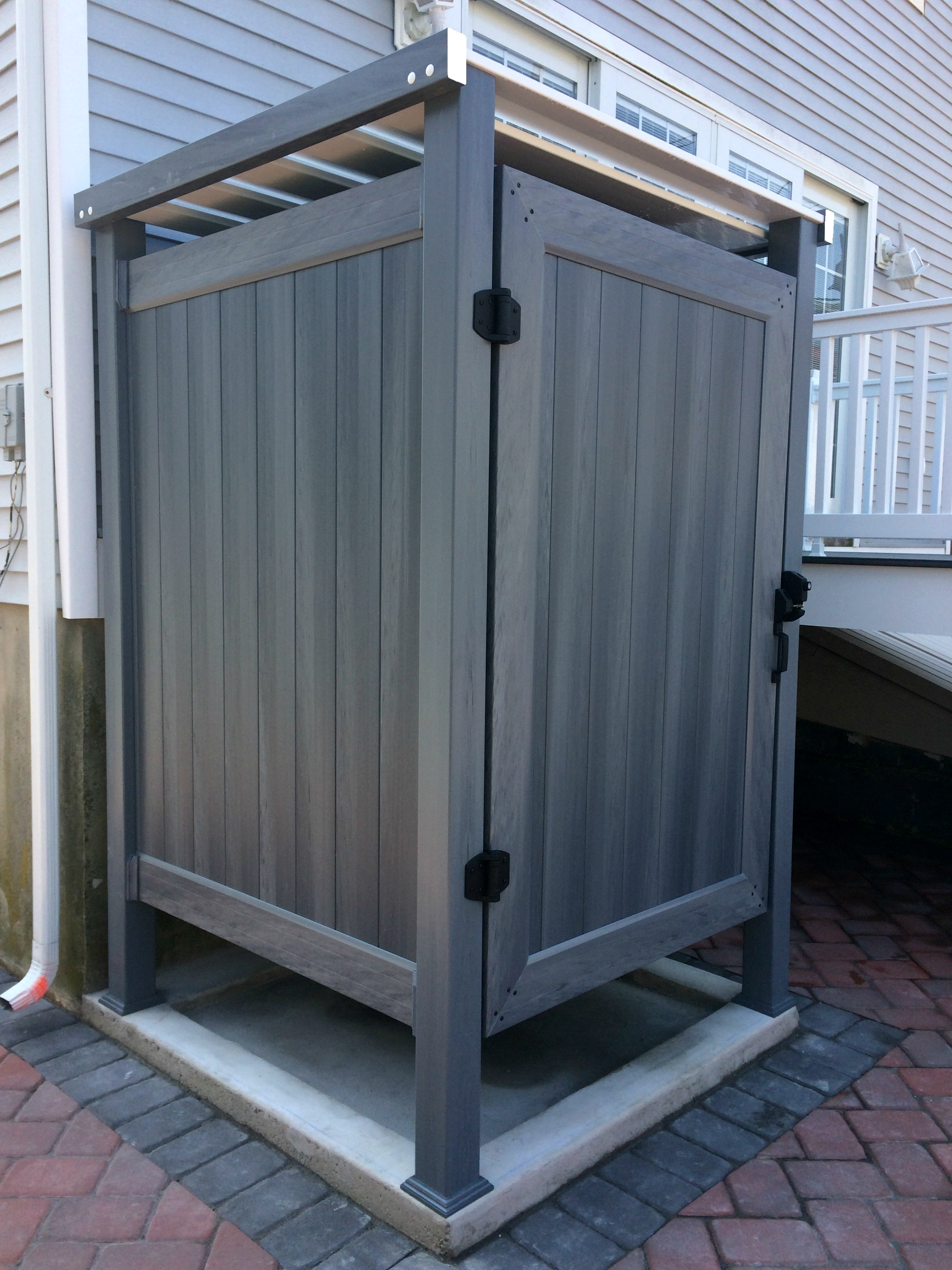 PVC Outdoor Shower Enclosures Phoenix Manufacturing