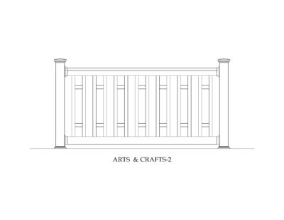 ARTS & CRAFTS-2 Phoenix Manufacturing Specialty Railing Designs - Arts & Crafts 2
