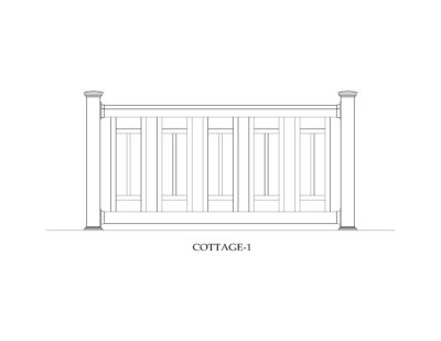 COTTAGE-1 Phoenix Manufacturing Specialty Railing Designs - Cottage 1