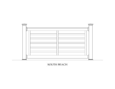 SOUTH BEACH Phoenix Manufacturing Specialty Railing Designs - South Beach
