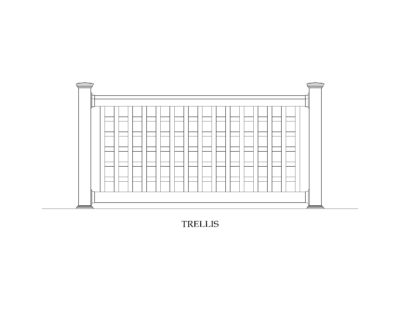 TRELLIS Phoenix Manufacturing Specialty Railing Designs - Trellis