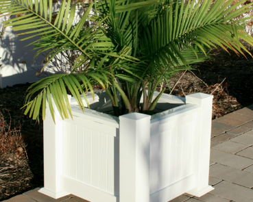 FocalZona_Square_Planter_White